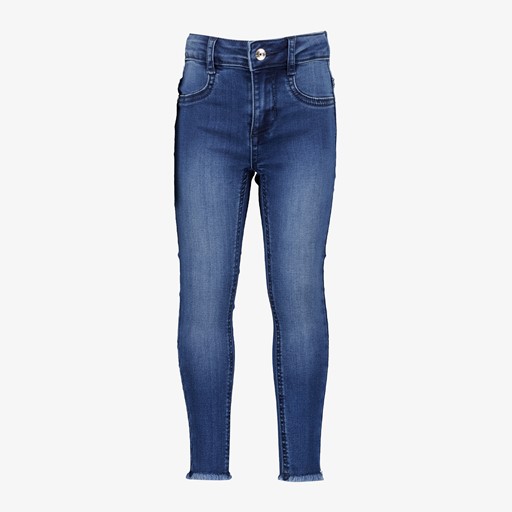 Meisjes skinny jeans donkerblauw