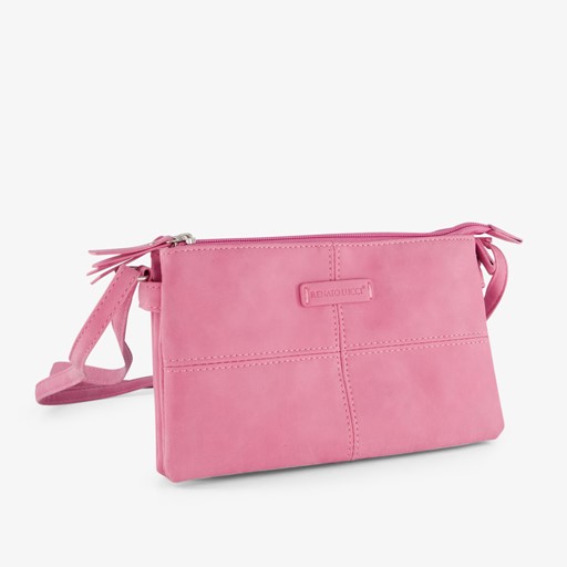 Dames schoudertas roze