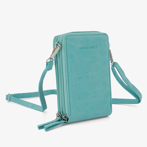 Dames telefoontasje blauw