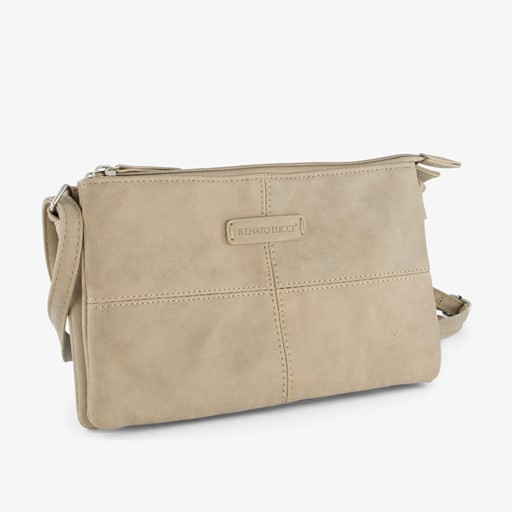 Dames schoudertas beige