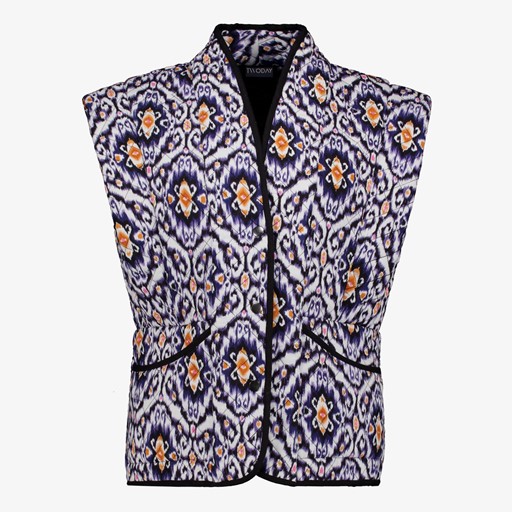 Dames gilet met grafisch design