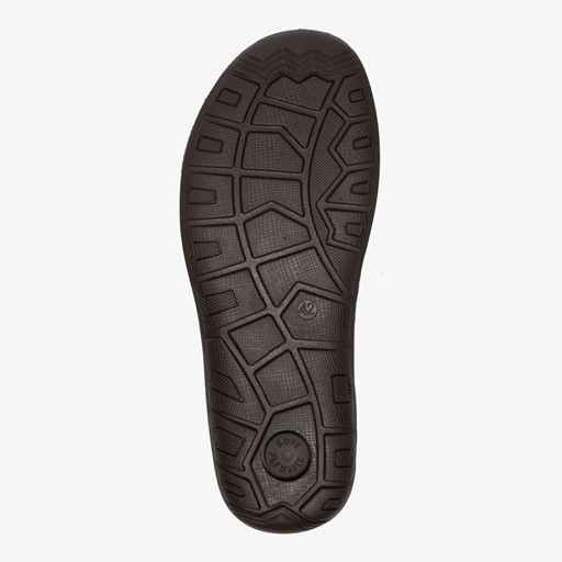 Leren heren sandalen bruin