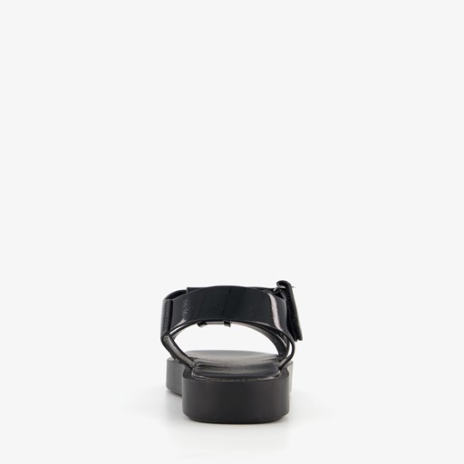 ONLY Shoes dames lak vissers sandalen zwart