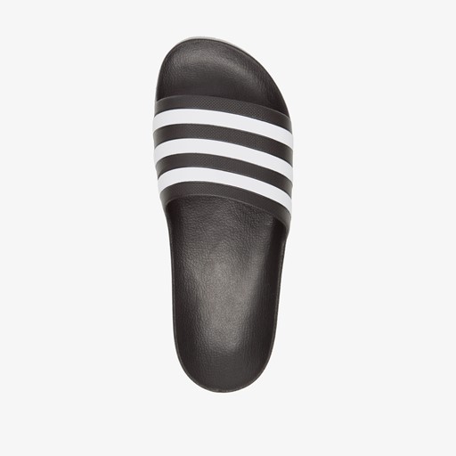 Adilette Aqua kinder badslippers zwart