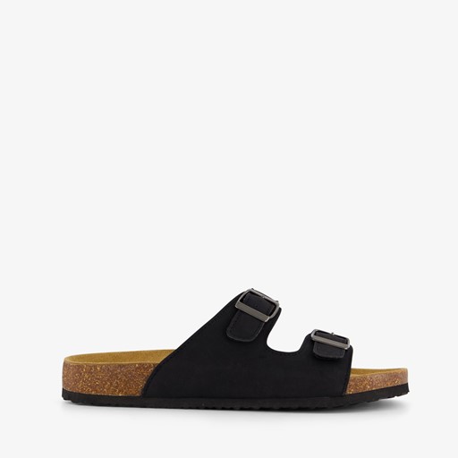 Heren bio slippers zwart