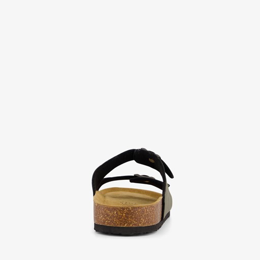 Heren bio slippers groen