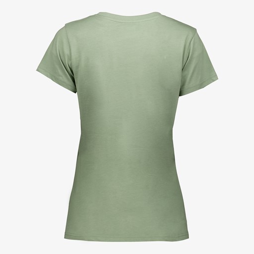 Dames T-shirt groen met opdruk