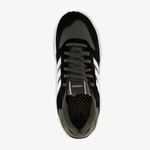 Run 80S heren sneakers zwart wit