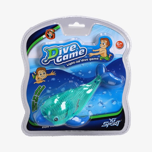 Duik dolfijn met lichtjes