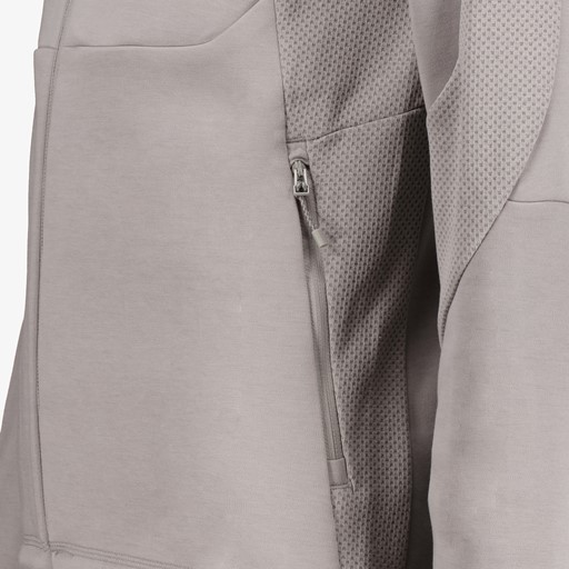 Evostripe heren sweatvest grijs