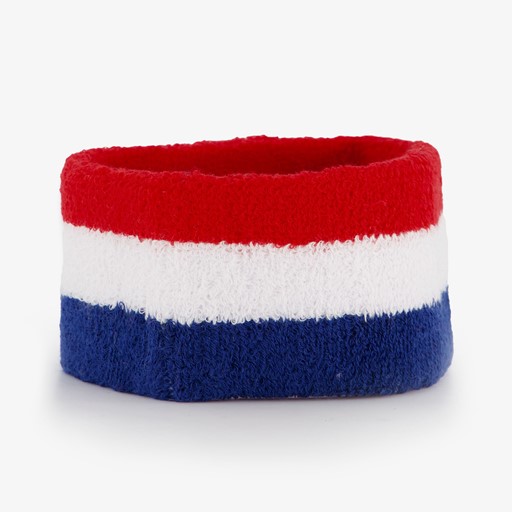 Hoofdband rood wit blauw