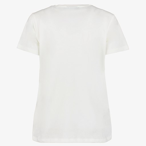 Dames T-shirt met tekstopdruk wit
