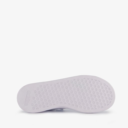 Grand Court 2.0 kinder sneakers wit zilver