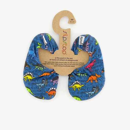 Kinder schoenen wit met dino print