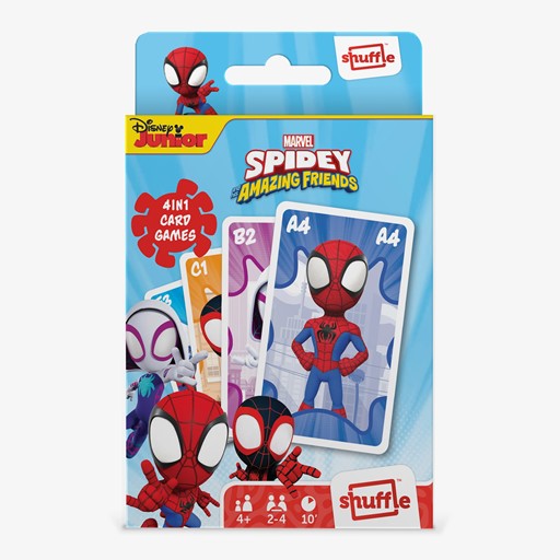 4 in 1 Spidey kaartspel