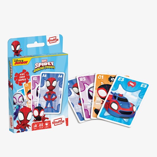 4 in 1 Spidey kaartspel