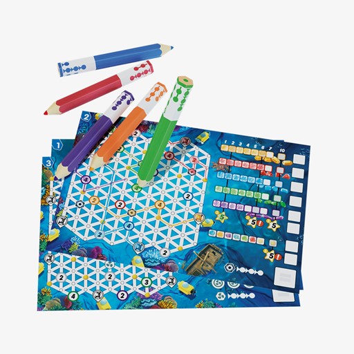 Pick a pen Reefs dobbelspel