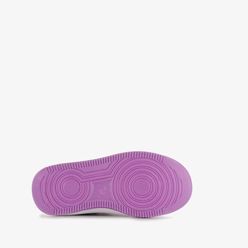 Hoge meisjes sneakers zwart roze