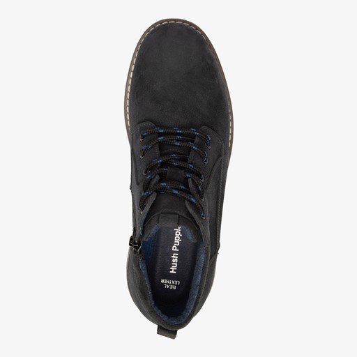 Leren heren veterschoenen blauw