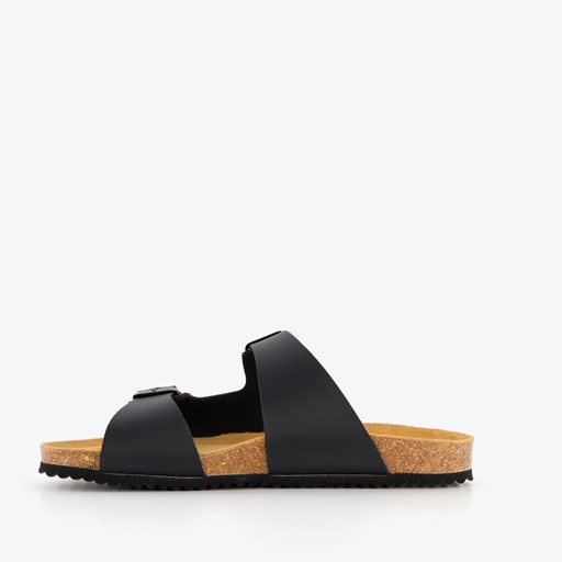 Heren bio slippers zwart