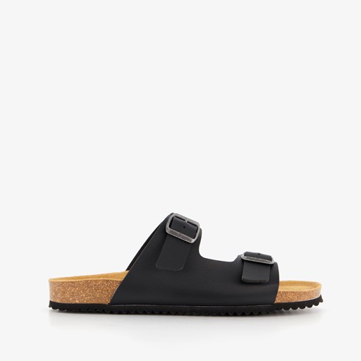 Heren bio slippers zwart