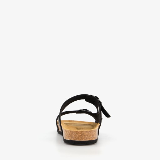 Heren bio slippers zwart