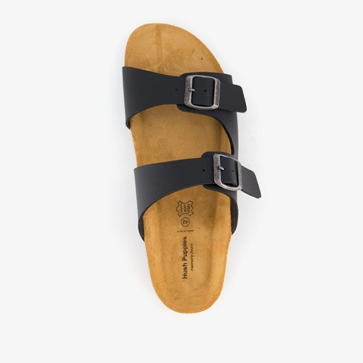 Heren bio slippers zwart