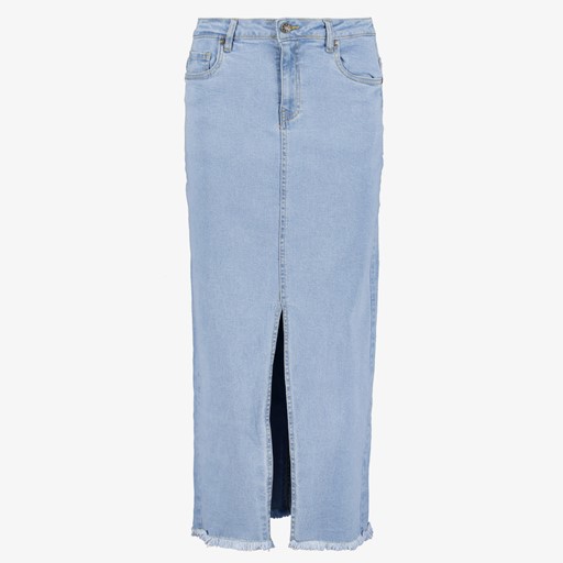 Dames denim maxi rok