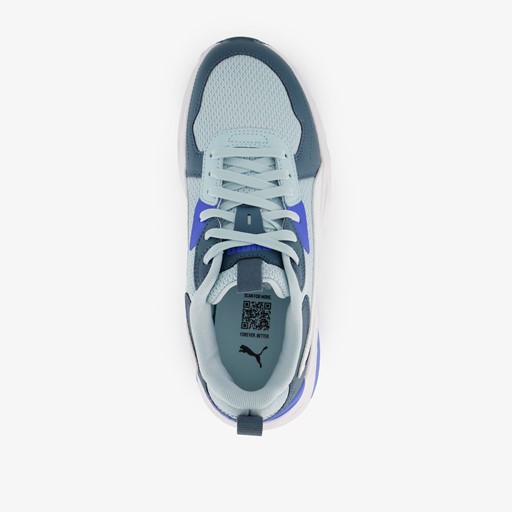 Trinity Lite kinder sneakers wit blauw