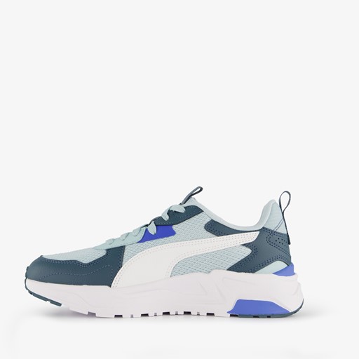 Trinity Lite kinder sneakers wit blauw