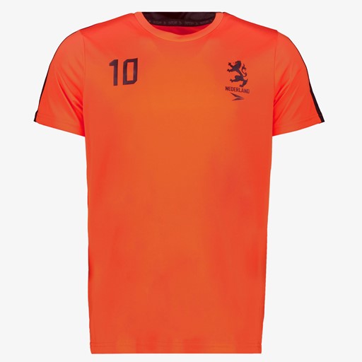 Heren voetbal T-shirt oranje