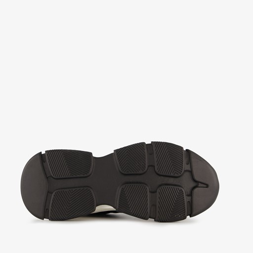 Dames dad sneakers zwart groen