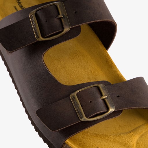 Heren bio slippers bruin