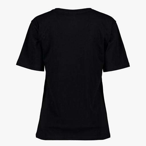 Dames T-shirt zwart met opdruk