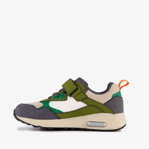 Jongens sneakers met airzool groen blauw