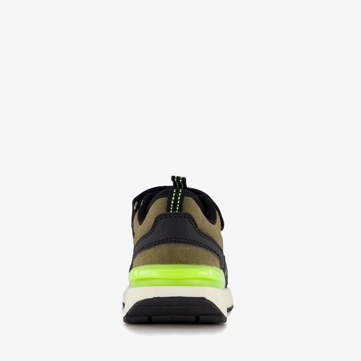 Jongens sneakers groen zwart