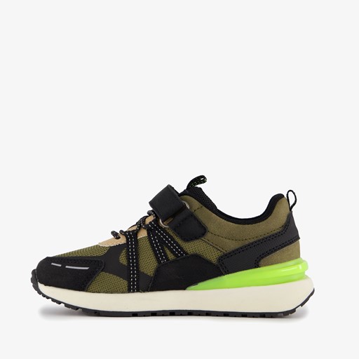 Jongens sneakers groen zwart
