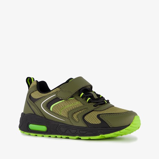 Jongens sneakers groen met airzool