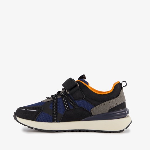 Jongens sneakers blauw zwart