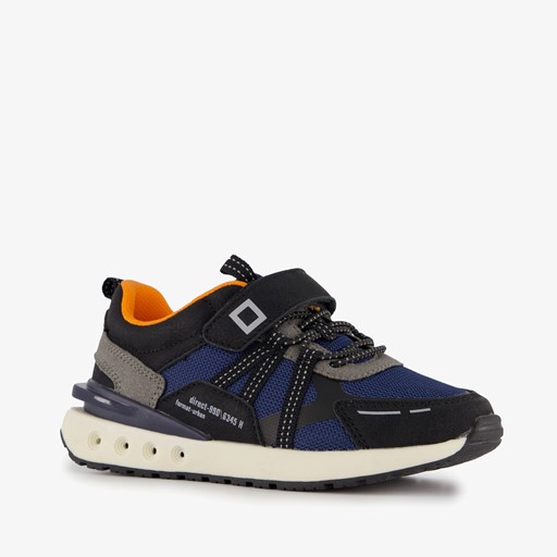 Jongens sneakers blauw zwart