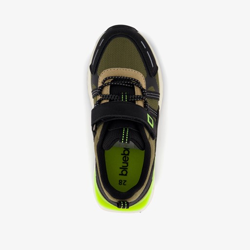 Jongens sneakers groen zwart