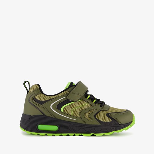 Jongens sneakers groen met airzool