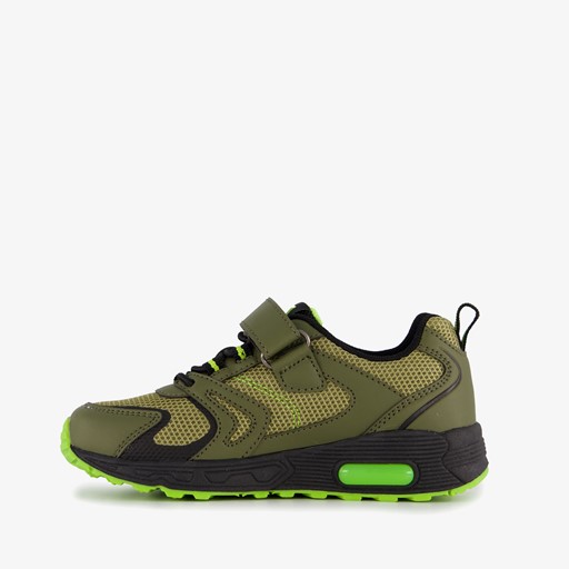 Jongens sneakers groen met airzool