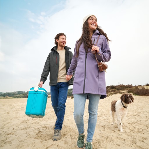 Heren softshell jas zwart