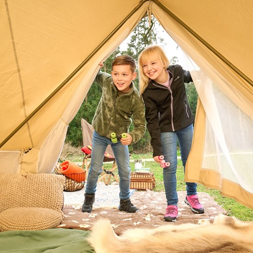 Jongens fleece vest camouflage print