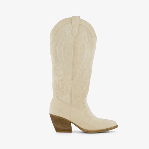 Dames western boots wit