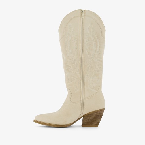 Dames western boots wit
