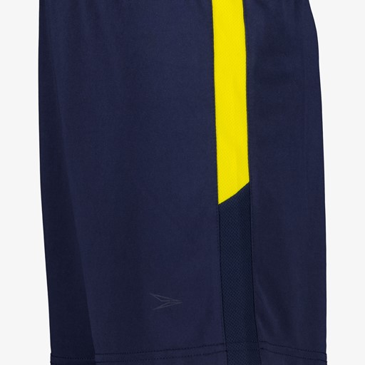 Kinder voetbalshort blauw geel