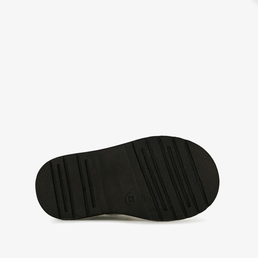 Meisjes veterboots met glitter wit