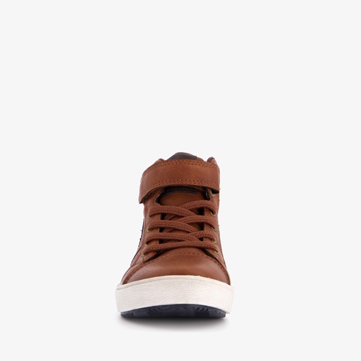 Hoge jongens sneakers bruin